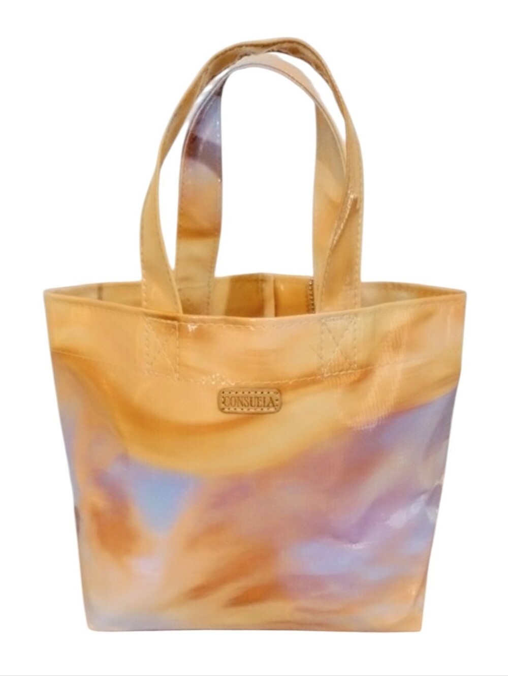 Consuela Grab & Go Mini Pastel Tie-Dye Tote Bag -